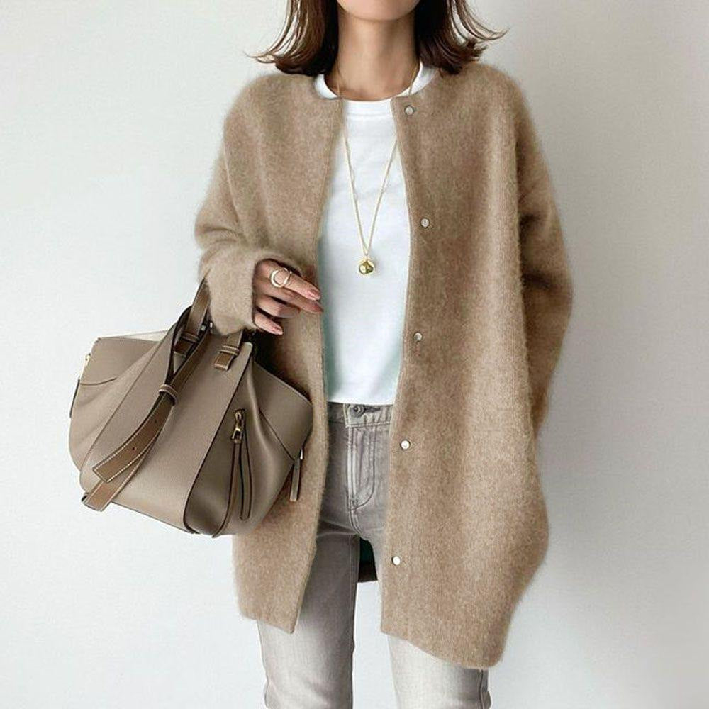 Slim-Fit ultraweiche Strickjacke
