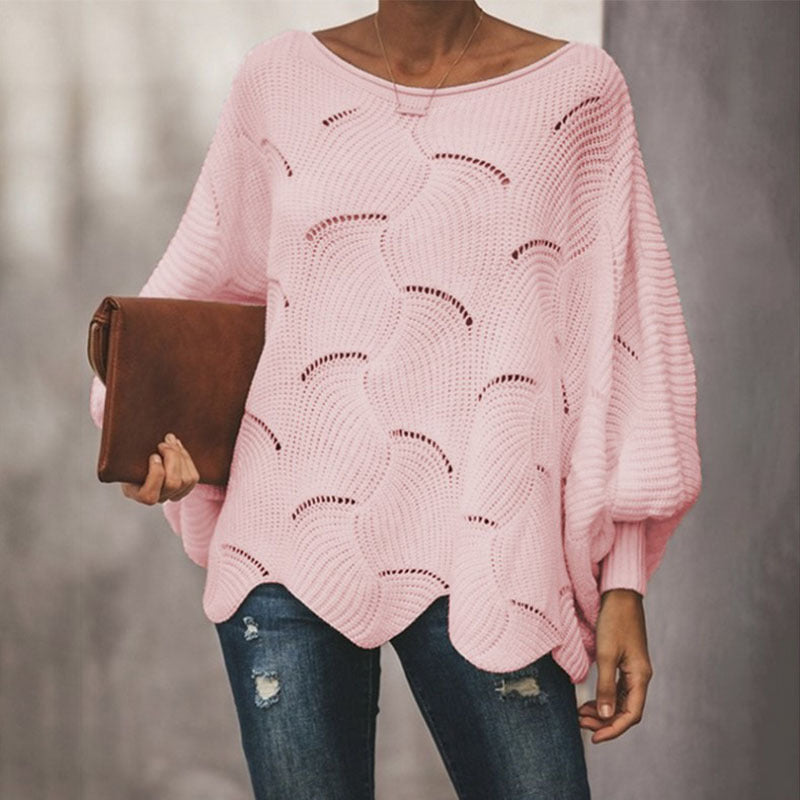 Plus Size Pullover Dünne Strickwaren Damen