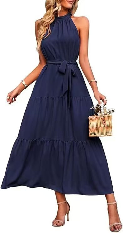 Schmetterlings Tanz Rückenfreies Schnürkleid