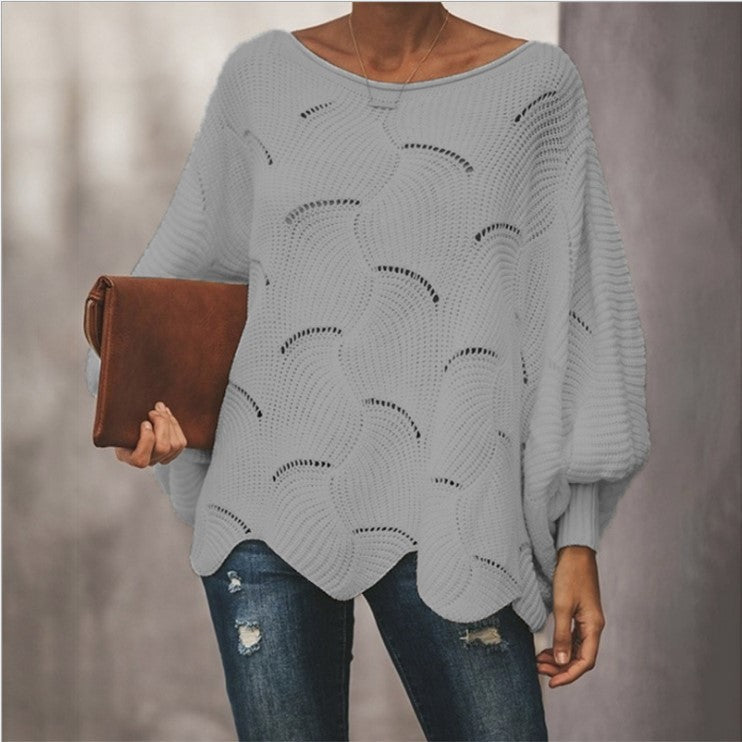 Plus Size Pullover Dünne Strickwaren Damen