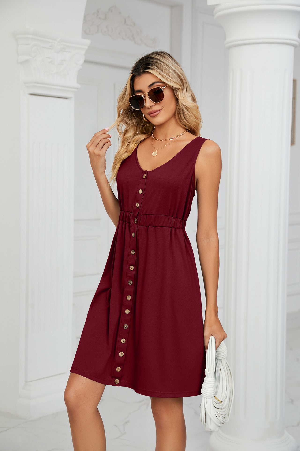 Elegantes und stilvolles Pendler-Sommerkleid für Damen