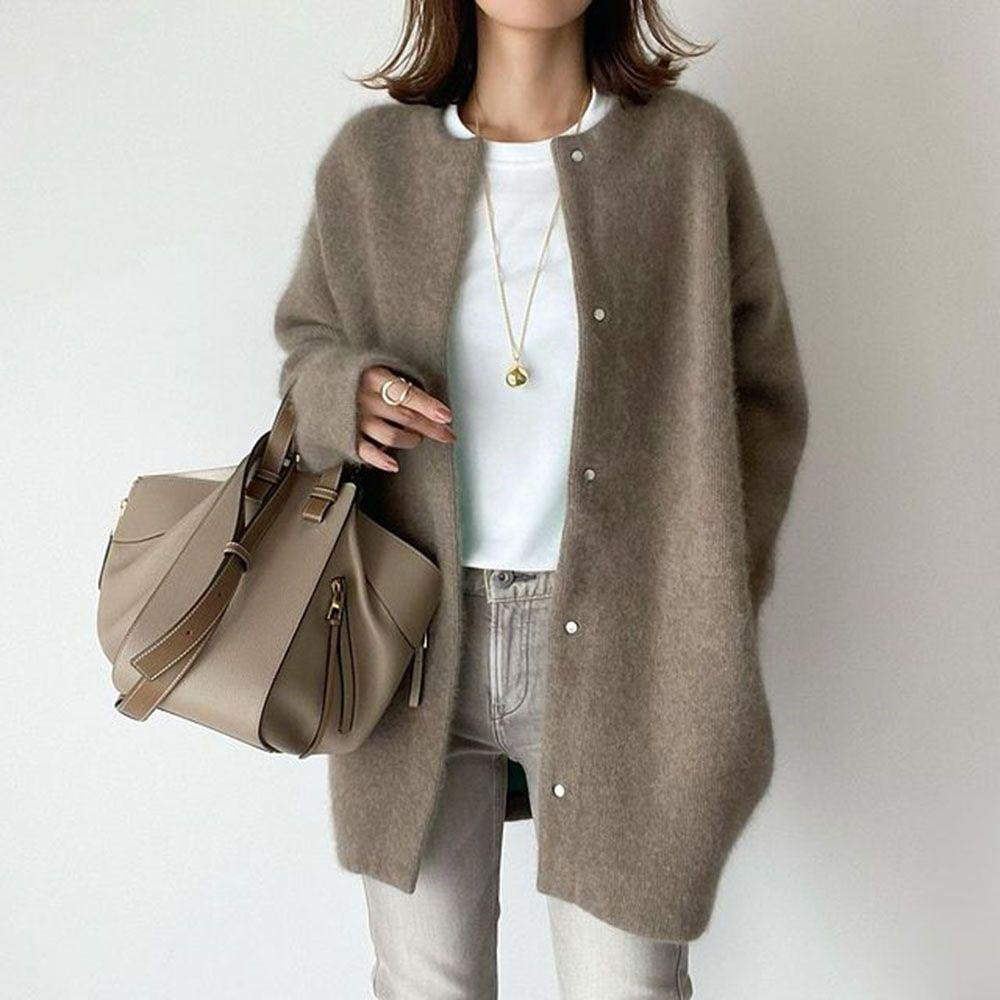 Slim-Fit ultraweiche Strickjacke