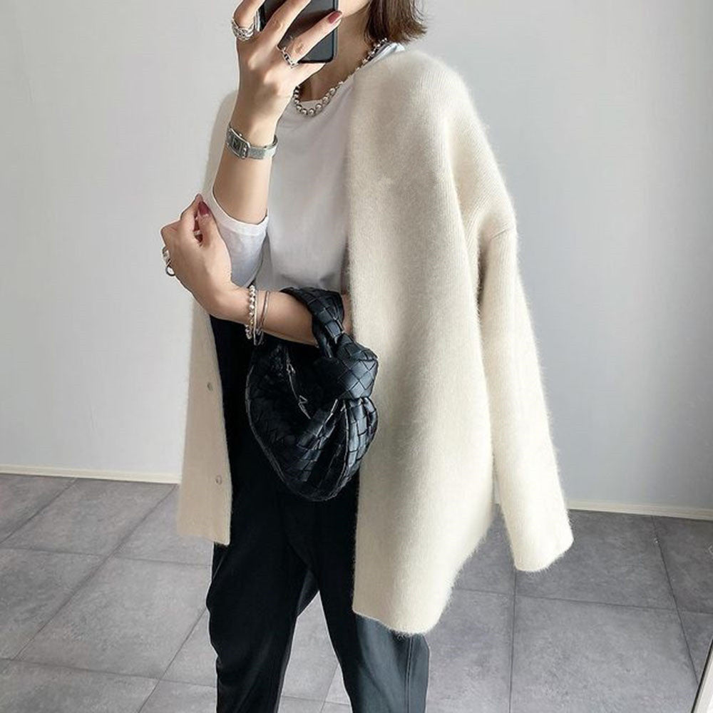 Slim-Fit ultraweiche Strickjacke