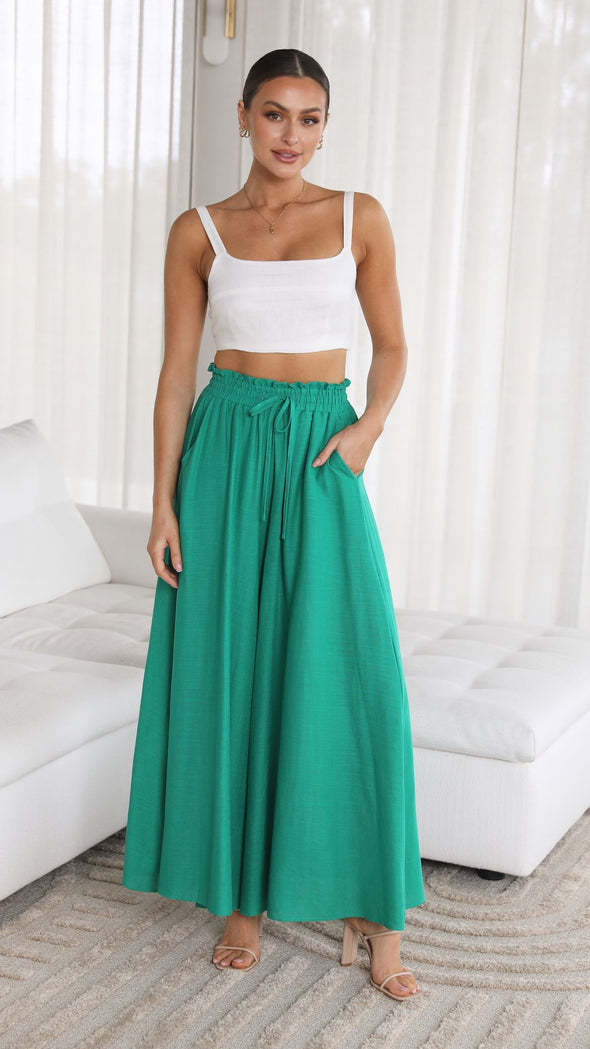 Butterfly Dance Lockere Hose mit weitem Bein und elastischem Bund