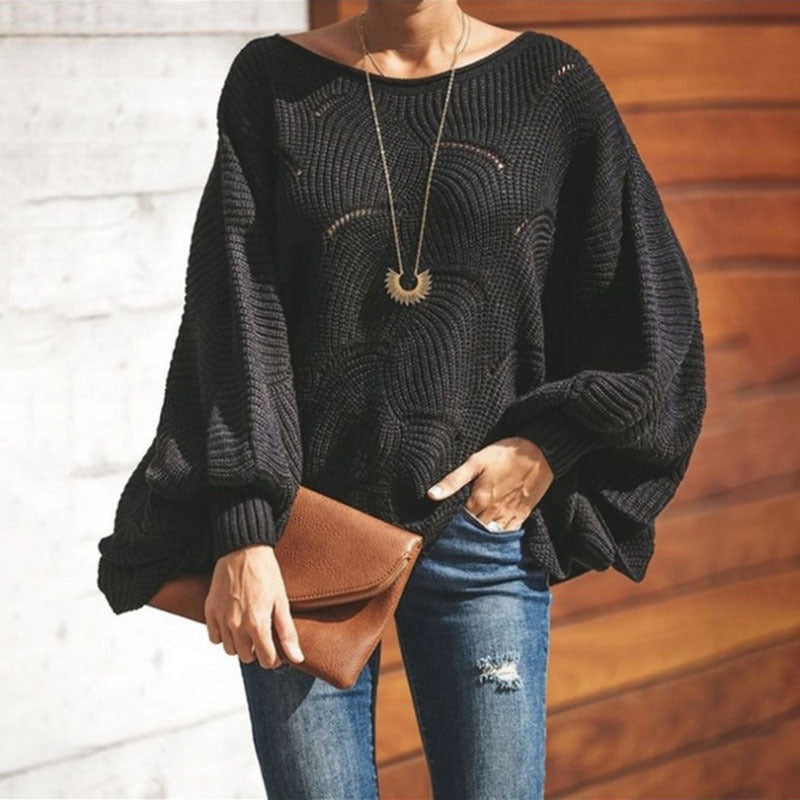Plus Size Pullover Dünne Strickwaren Damen