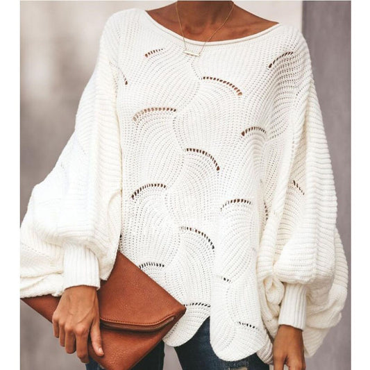Plus Size Pullover Dünne Strickwaren Damen