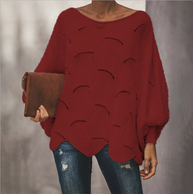 Plus Size Pullover Dünne Strickwaren Damen