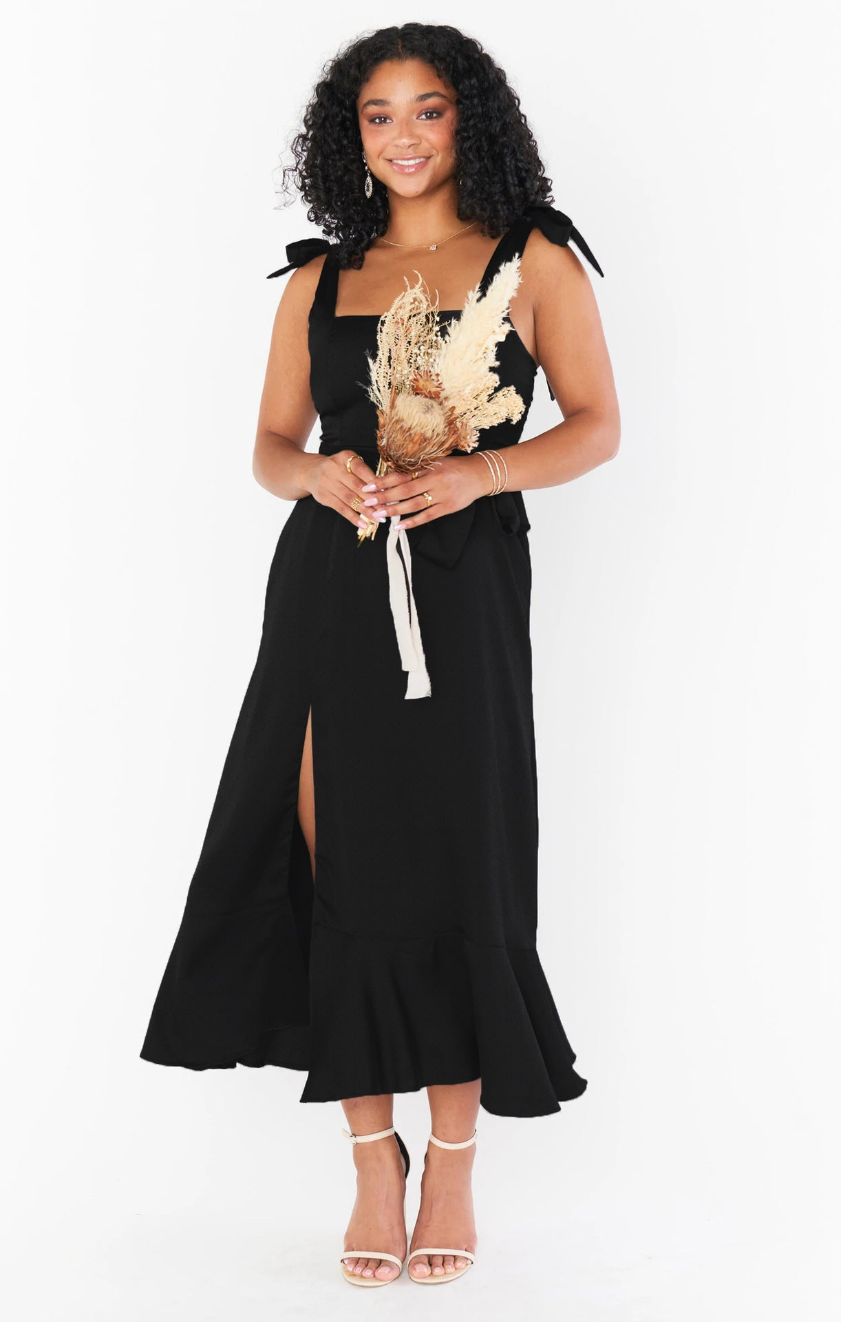 Schmetterlings Tanz Elegantes und stilvolles Pendler-Schlitz-Französisches Kleid