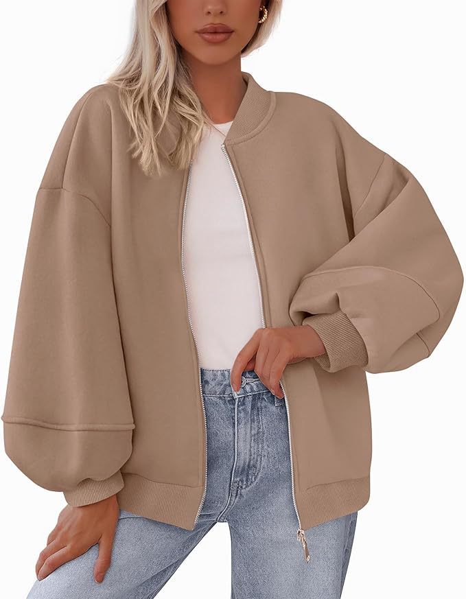 Warme lässige Langarm-Baseballjacke für Herbst und Winter