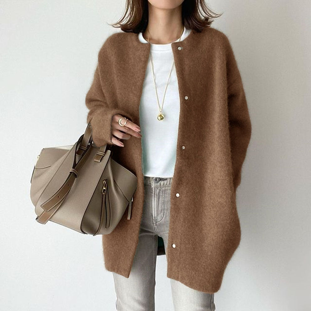Slim-Fit ultraweiche Strickjacke