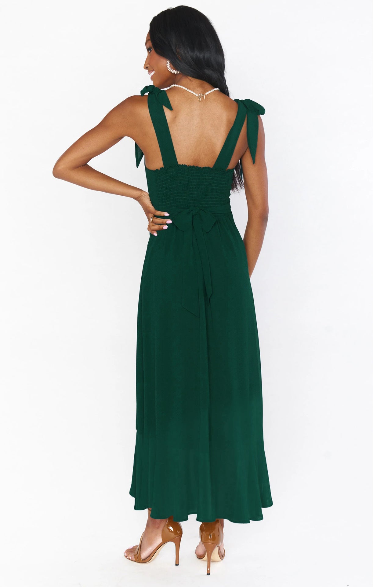 Schmetterlings Tanz Elegantes und stilvolles Pendler-Schlitz-Französisches Kleid